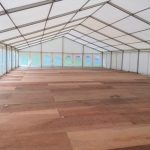 interlocking wooden marquee flooring 