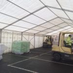 temporary warehousing marquees